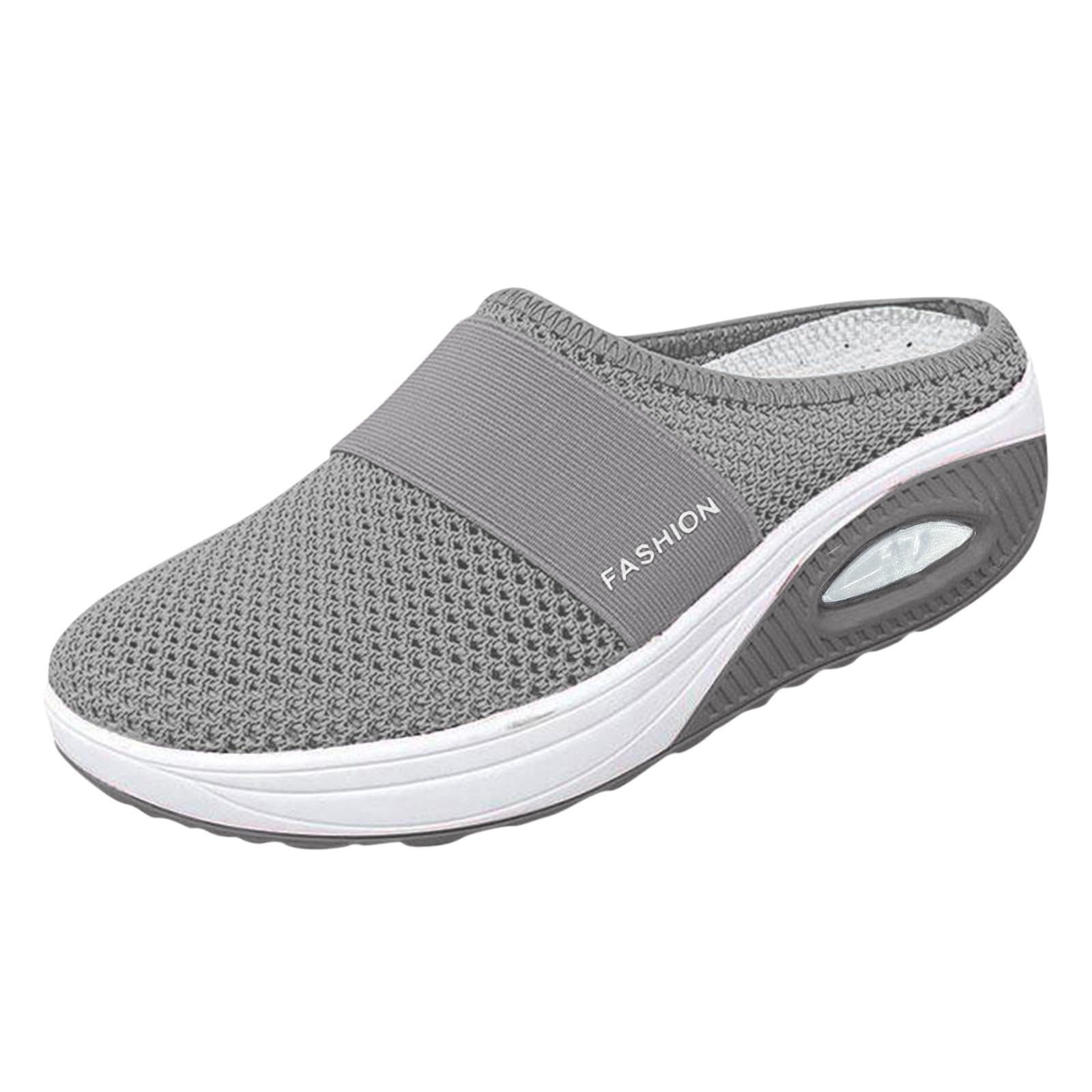Scarpe Ortopediche Donna - Traspirante Ciabatte Donna Estive Comodi Elasticità Scarpe In Rete Ortopediche Donna Estive Leggeri Camminata Sneakers Con Cuscino D'Aria