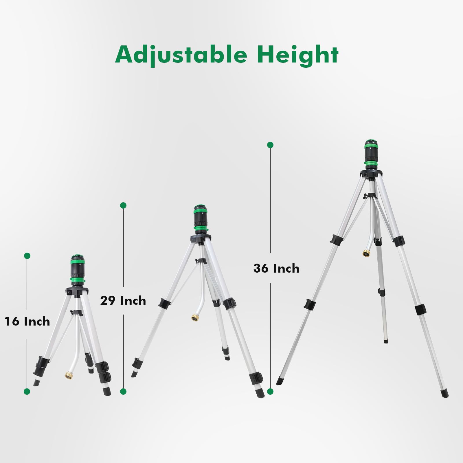RESTMO Sprinkler mit 36-Zoll-Stativ