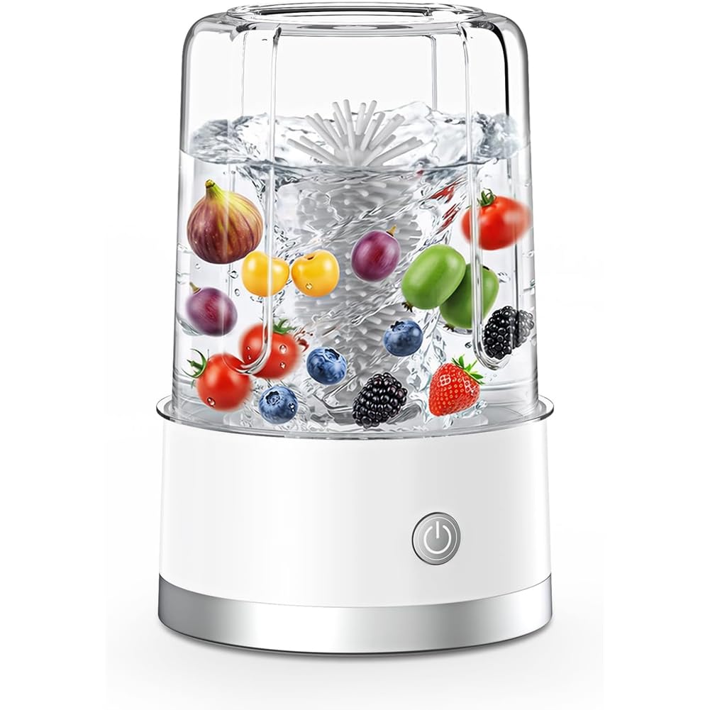 Hndhbfgrt Electric Fruit and Vegetable Washer Machine Electric Fruit Spinner Cleaner Spinner Cleaner for Small Berries