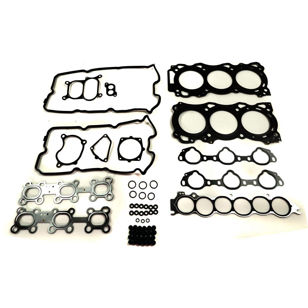 for Nissan Murano Head Gasket Set 2003 04 05 06 2007 | VQ35DE Engine | DOHC | 24 Valves | 3.5L | 3498cc | Multi-Layered Steel | 6 Cyl