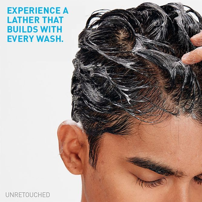 CeraVe 2-in-1 Anti-Dandruff Hydrating Shampoo and Conditioner, Gently Cleanse Scalp, Remove Flakes, & Reduce Itching while Hydrating the Hair. Suitable for all Hair Types, Even Colour-Treated. 355mL - Image 4