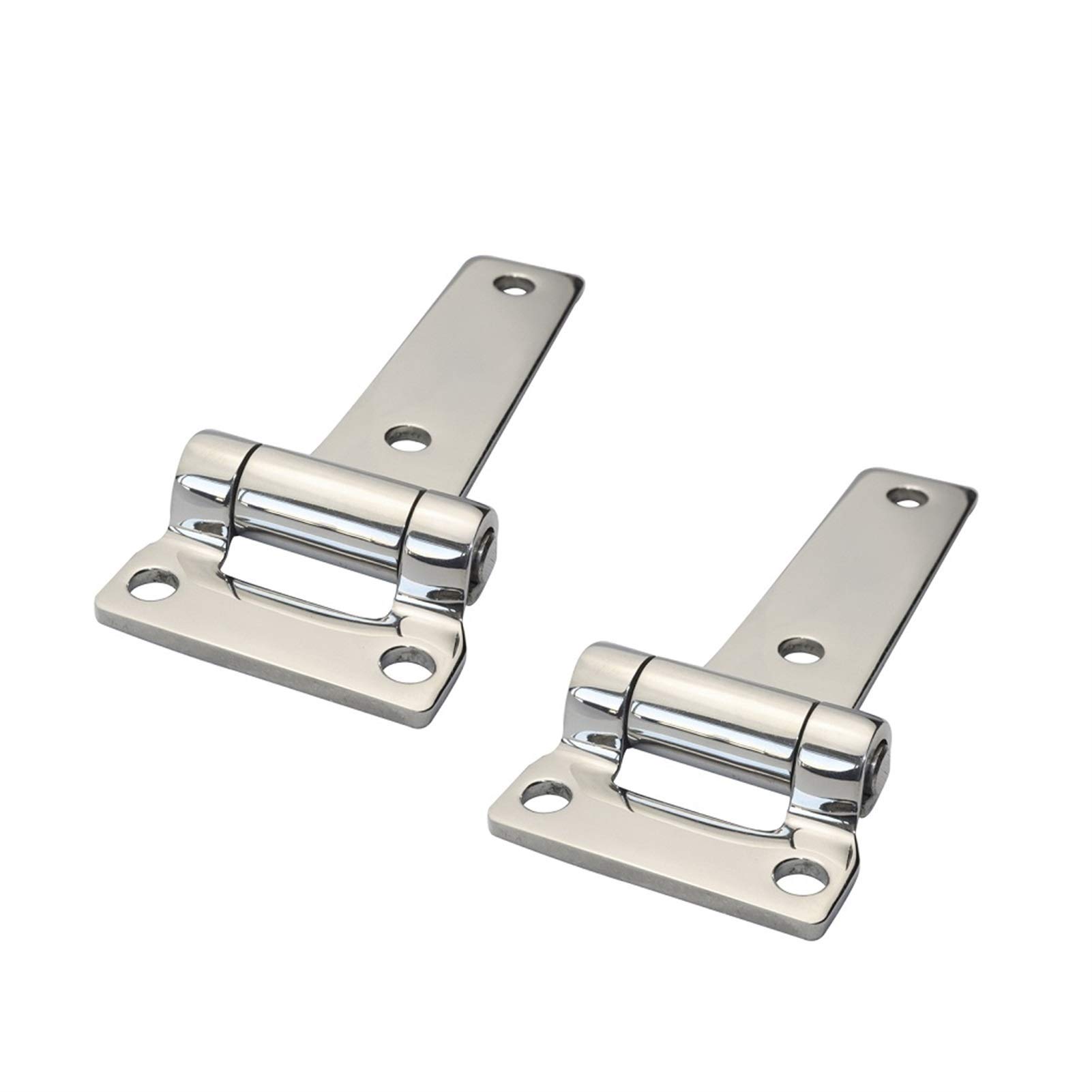 2PCS 135mm Heavy Duty Marine Boat Yachts Hardware Door Mirror 304 Stainless Steel T Hinge ，for Container