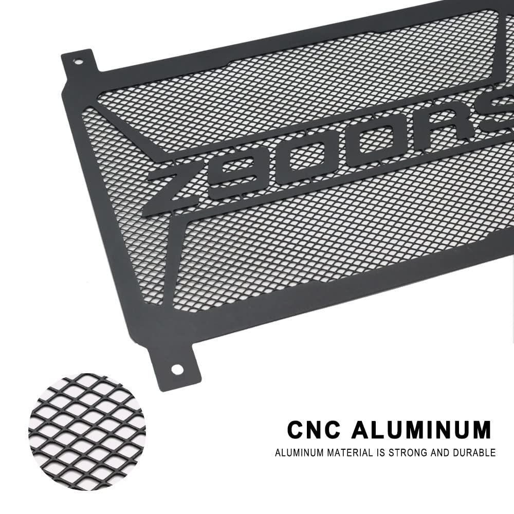 KACBRU Für Z900 RS Z 900 RS Z900RS 2021 2022 CNC Aluminium Motorrad Kühlerschutz Motorkühler Kühlergrill Abdeckung Schutz