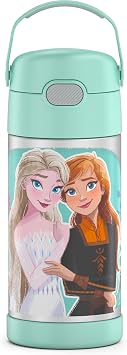 THERMOS FUNTAINER Frozen 2 Kids Bottles and Food Jars Bundle (12oz and 10oz)