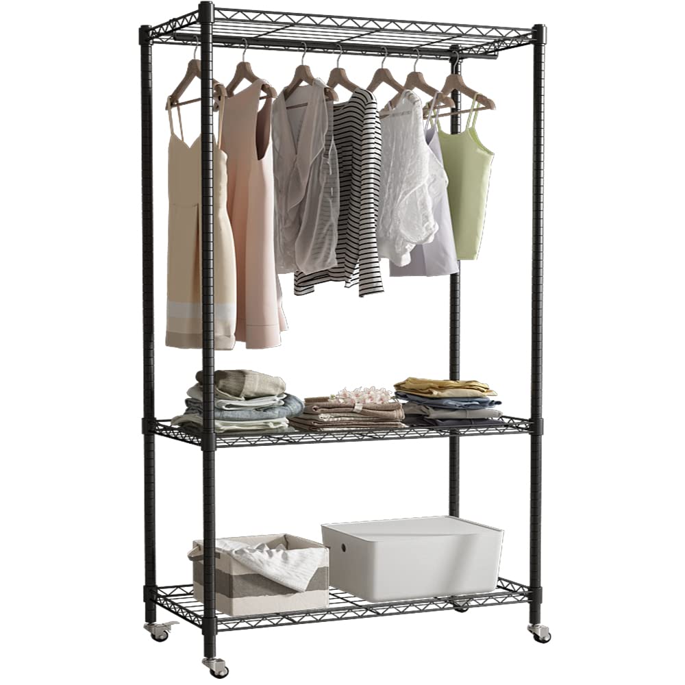 Buy GMIULIG Portable Closets Heavy Duty Garment Rack Clothes Rack for