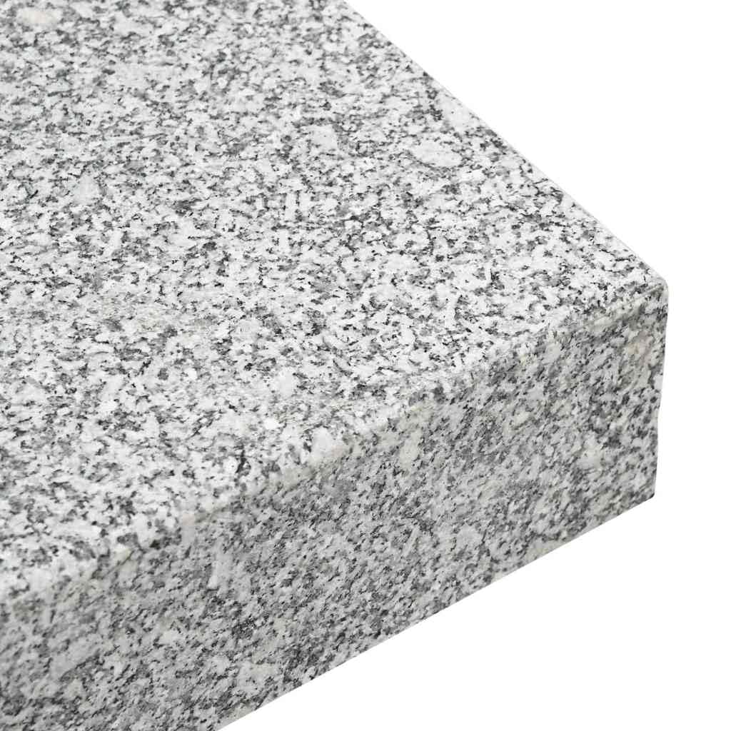 vidaXL Pied de Parasol 25 kg Gris Granite Rectangulaire