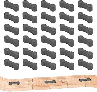 30 Stück Universal Holzeisenbahn Adapter Set, Holzschienen Verbinder, Zubehör Holzeisenbahn, Für Geburtstagsfeier, Spieltermin