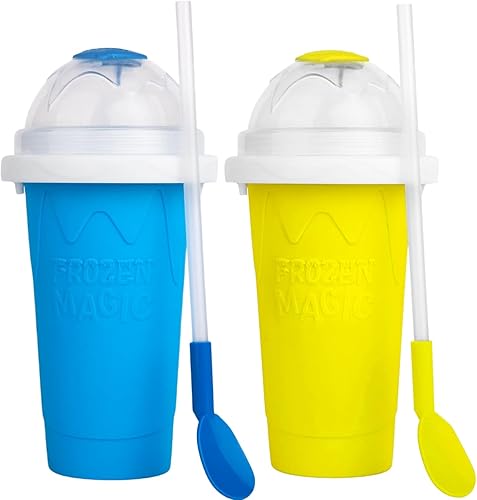 Taza para hacer granizados Slushy Cup, taza mágica congelada para granizados Crea deliciosos granizados en cualquier lugar con esta divertida y