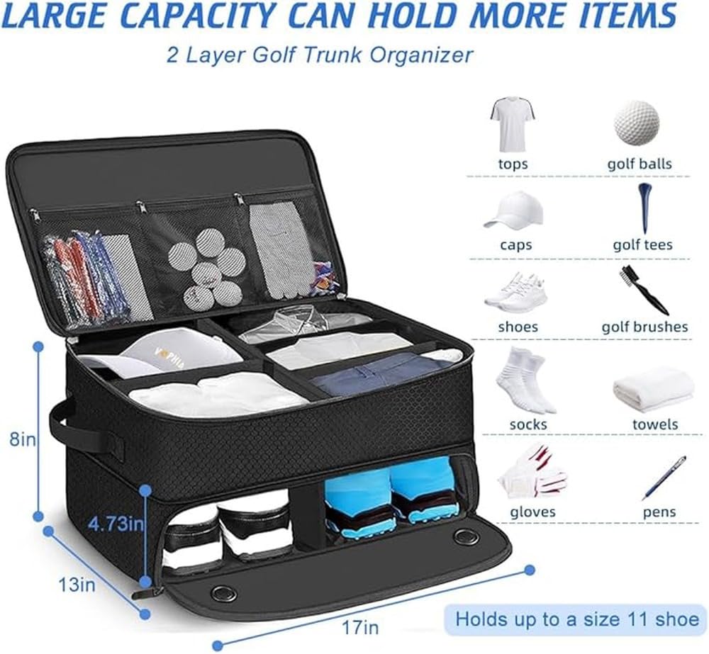 Organizador funcional para carro de golf con,Gris, 43*33*25H