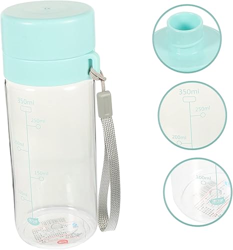 Miniatura 9 de BESPORTBLE 4 unids al aire libre portátil botella de deportes botella transparente botella portátil botella de agua con filtro botellas de agua con