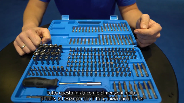 Set Inserti Per Cacciavite 208 Pezzi BRILLIANT TOOLS - Per Fai-da-te, Meccanica, Artigianato