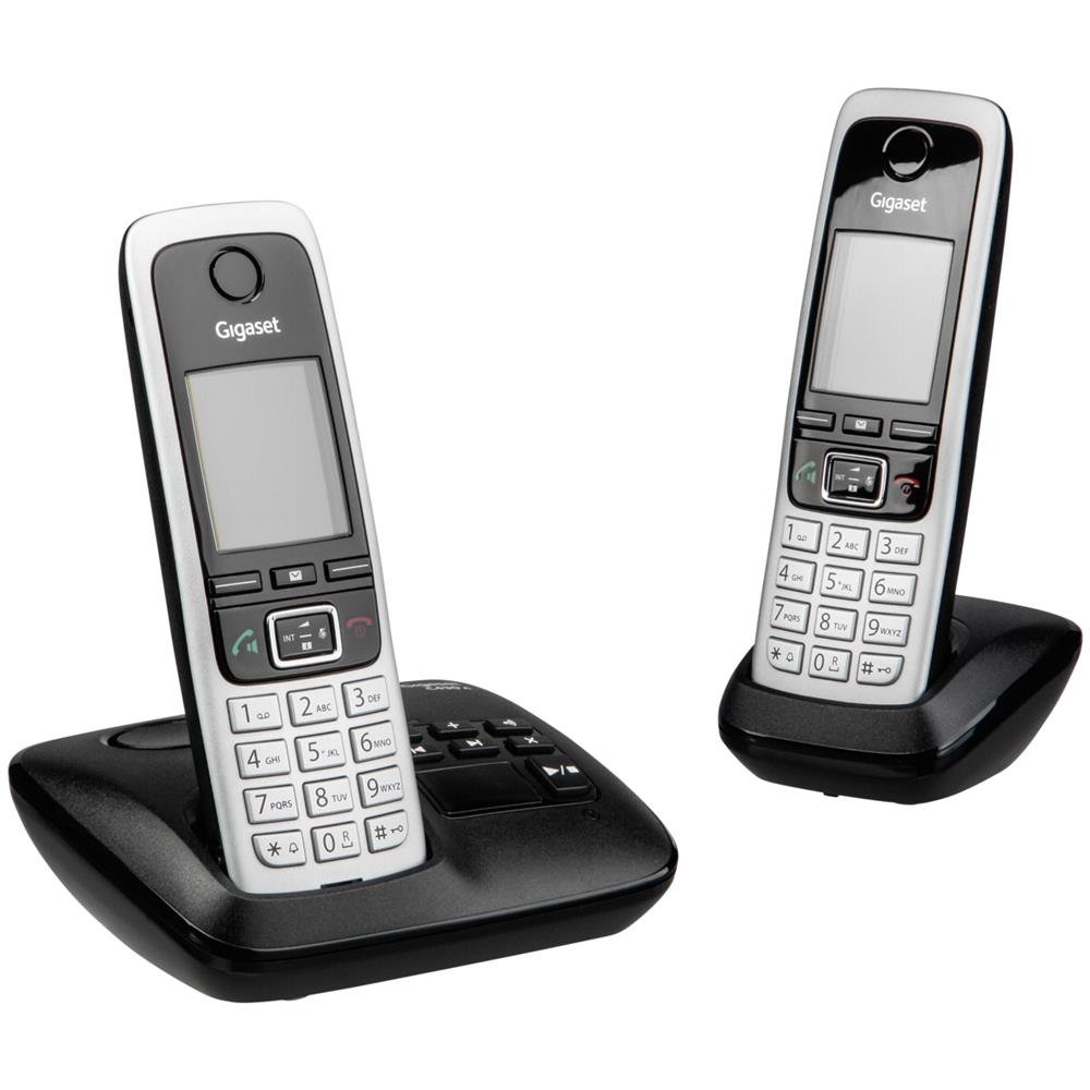 Gigaset C430A - Teléfono inalámbrico (DECT, 50 m, 300 m, 200 entradas) Negro - 5