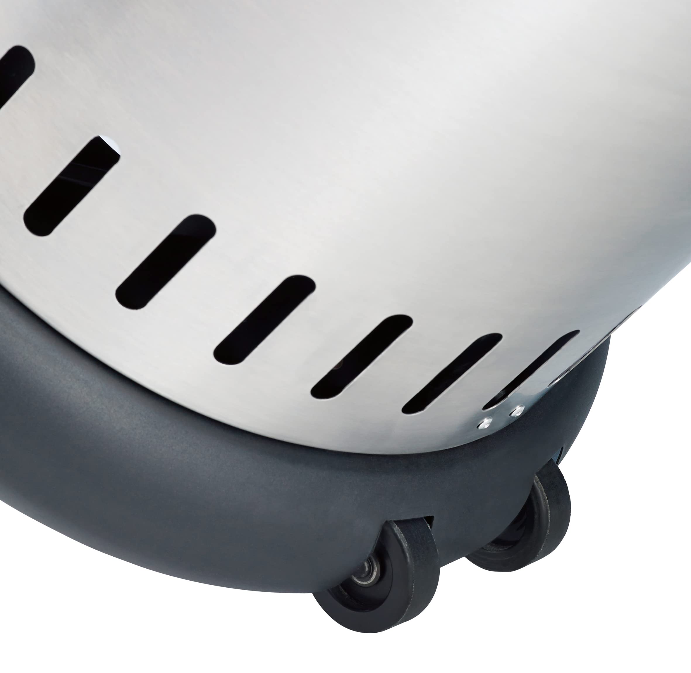 Enders® Terrassenfeuer Gas VULANO, 5589, Vormontiert mit stufenloser Regulierung, höhenverstellbar, Transport-Räder, Umkippsicherung, Silber
