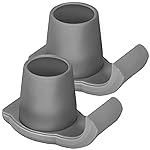 2 Pack Walker Skis Glides for Folding Walkers, Walker Glides for Seniors, Essentials Walker Accessories Mobility Aid Accessory for Seniors