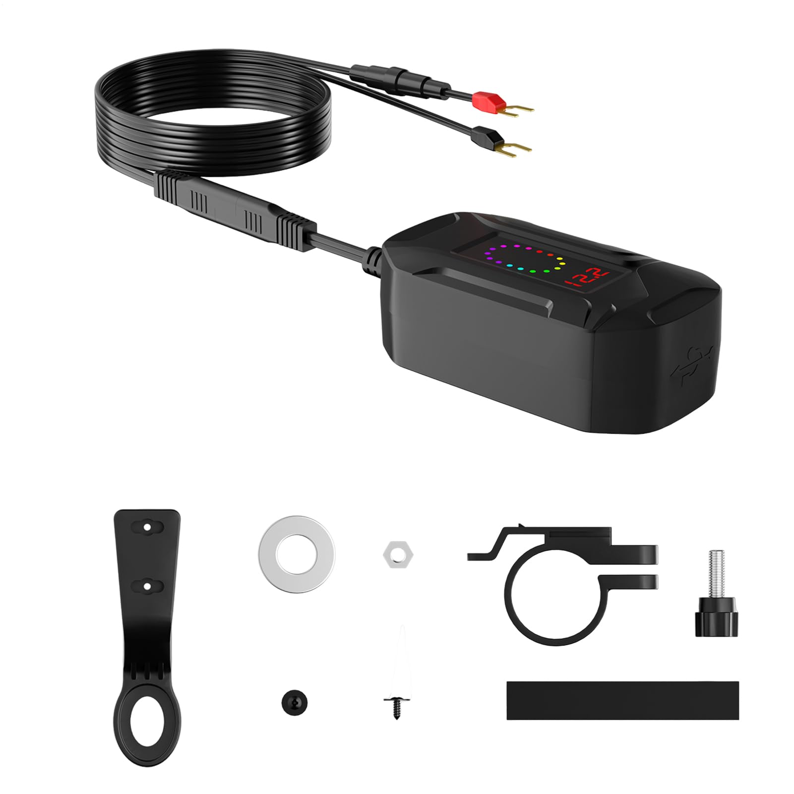 Ładowarka USB Do Motocykla Wodoodporna Wodoodporny Adapter Type-C Do