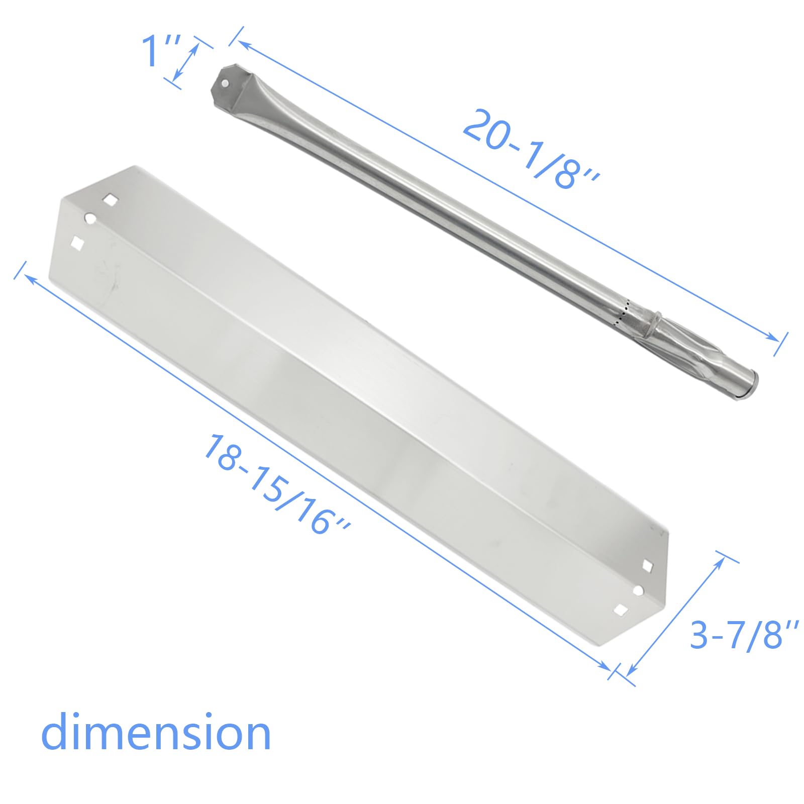Tlhshuyu Replacement Parts for Char-Griller 3001 3030 4000 5050 5072,5252, 5650,4208 Grill Stainless Steel 20 1/8