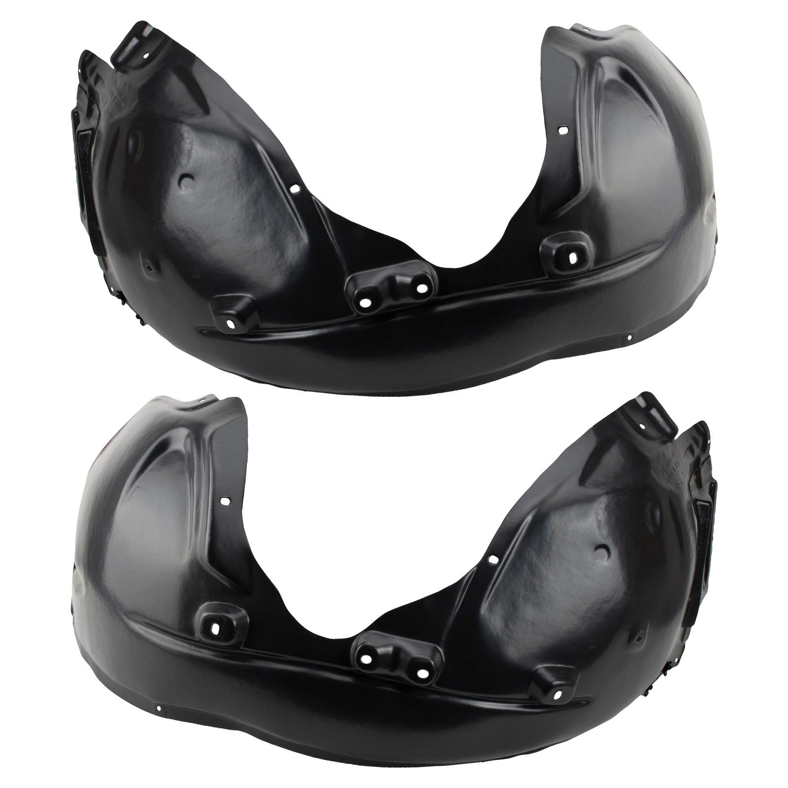 TRQ Front Driver and Passenger Side Inner Fender Liner Set | For 2015-2020 Dodge Charger SRT Hellcat 2015-2018 Charger RT Scat Pack &amp; SRT 392