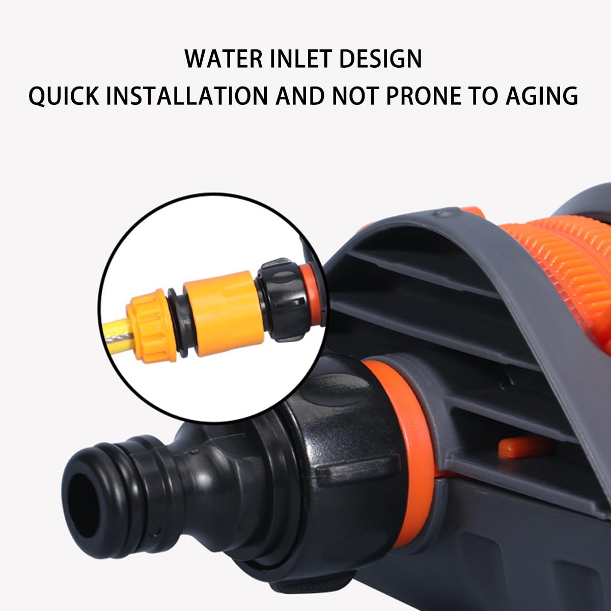 Oszillierender Sprinkler Verstellbarer, Rasensprenger mit automatischer Oszillation und 360°-Drehung Filter, Mehrfarbig, for den Garten