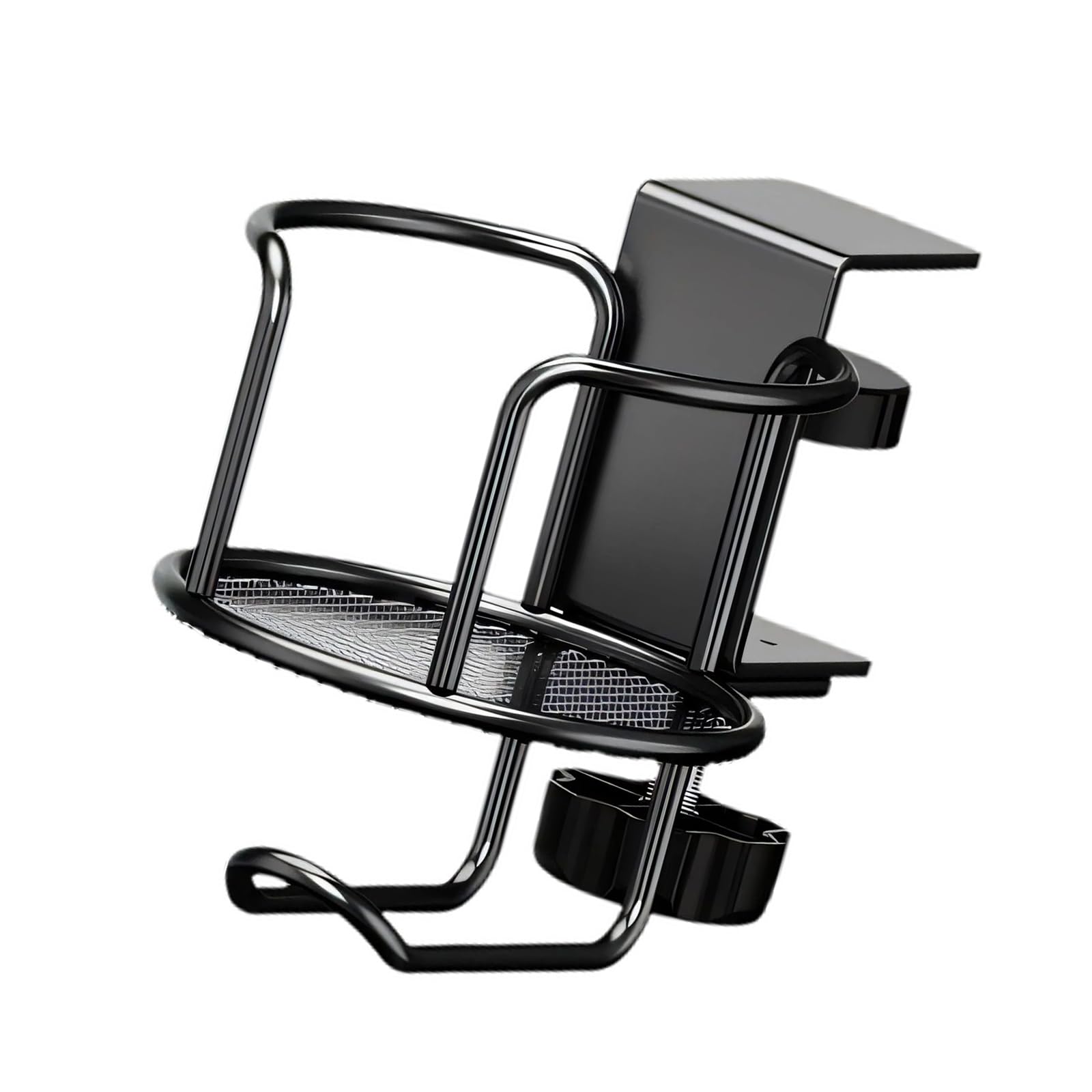 Veltros Multicolor Space Saving 2 In 1 Tabletop Planner With Wide Opening Cup Cradle And Strong Hook For Workstation Needs Desk Mounted Storage Solution