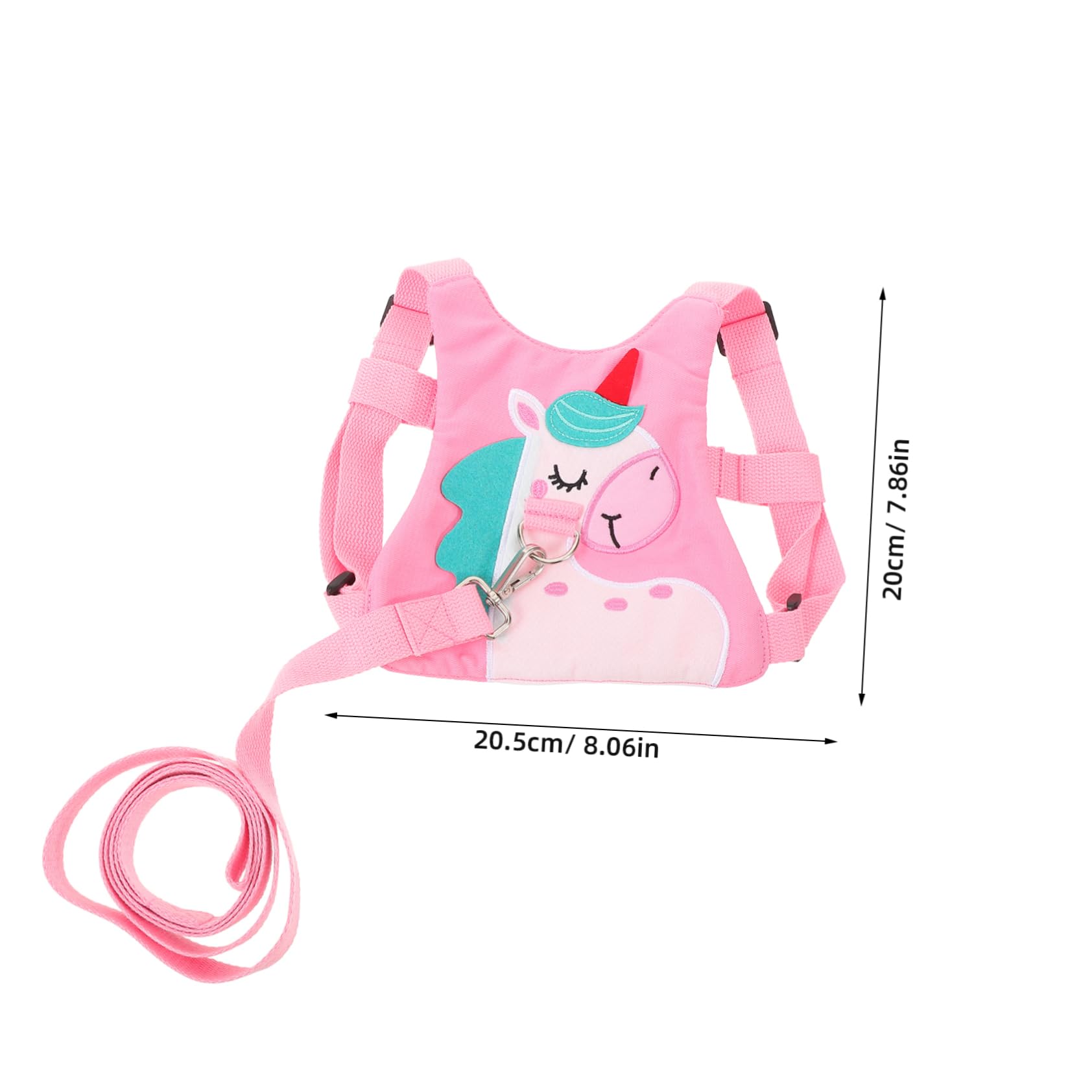 Toddmomy Anti Lost Backpack Harness with Leash Leash for Harness with Leash Walking Assistant Harness Backpack with Leash Polyester Pink