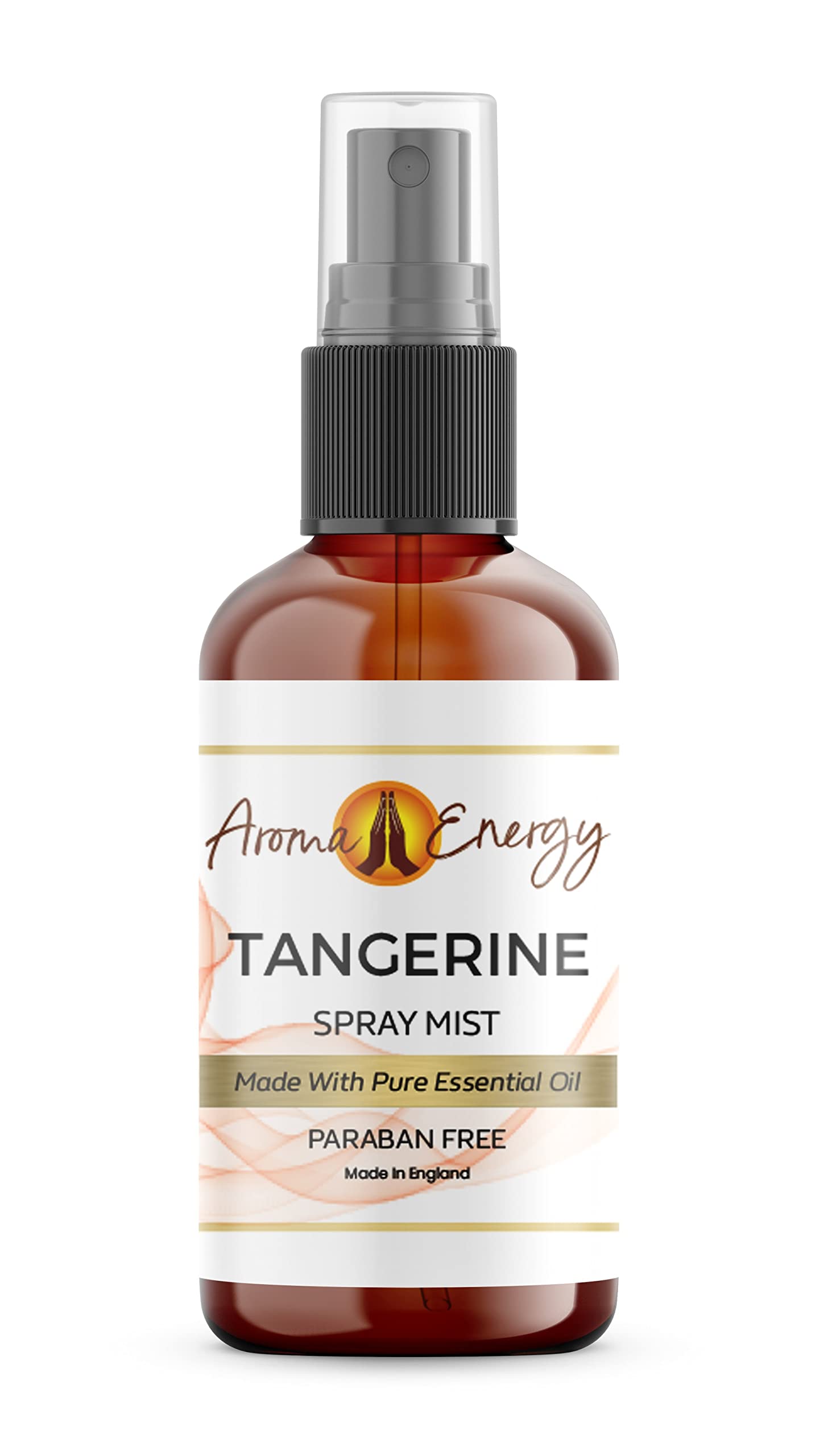 Aroma Energy Tangerine Room Spray 100ml – Pure Natural Essential Oil Fragrance Mist