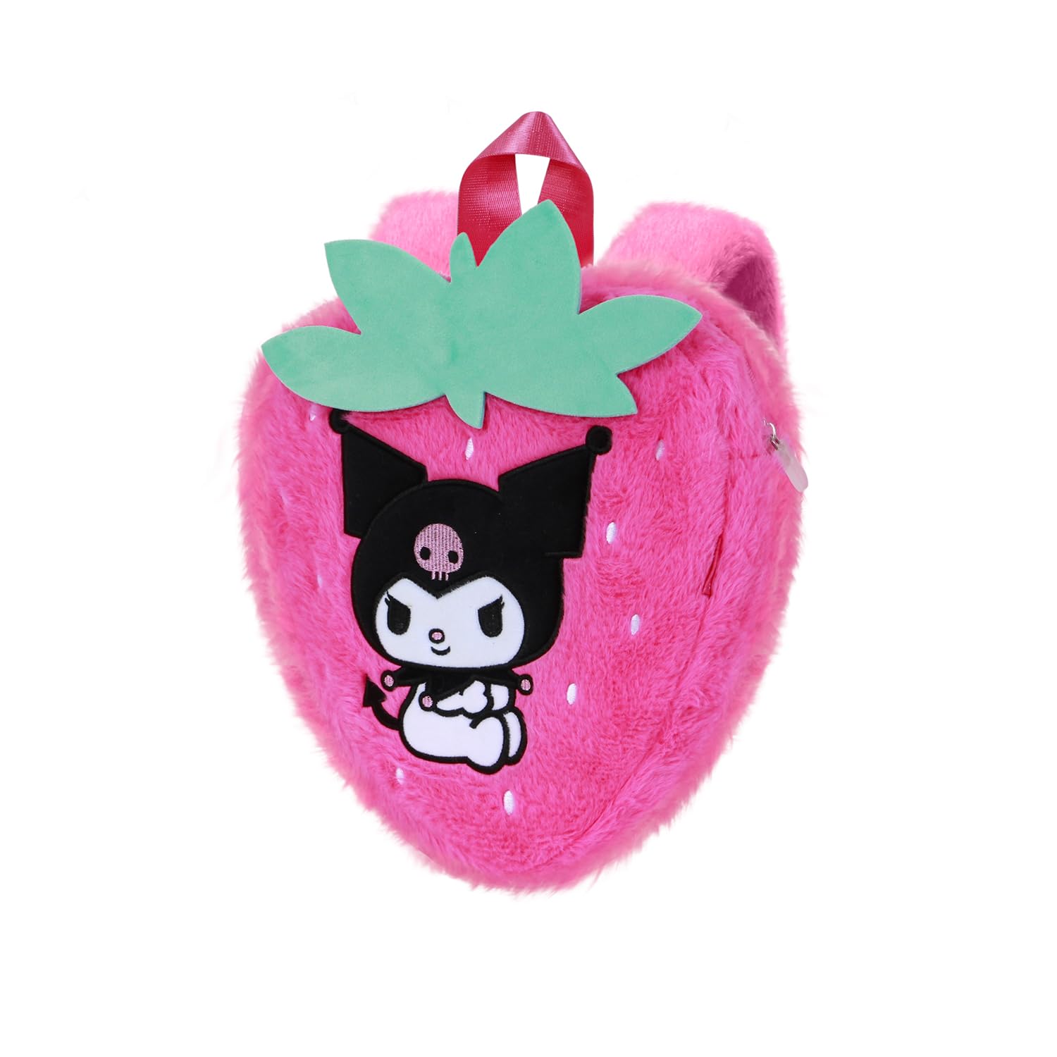 Hello Kitty Kuromi Strawberry-Soft Backpack, Pink, 30 x 30 cm