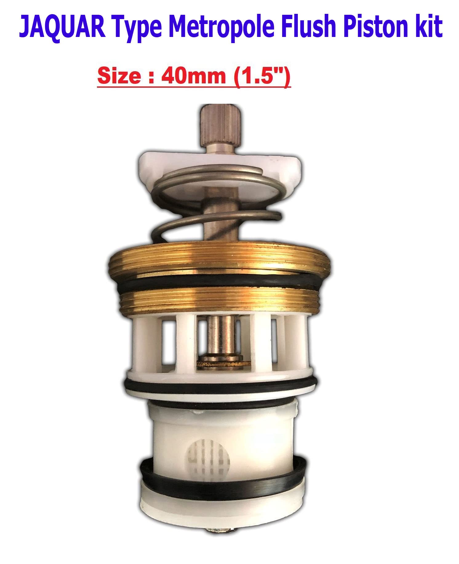 VICTAC 40mm Jaguar Type Metropole Flush Valve Piston Kit/Suitable for JAQ*UAR Type Flush Valve