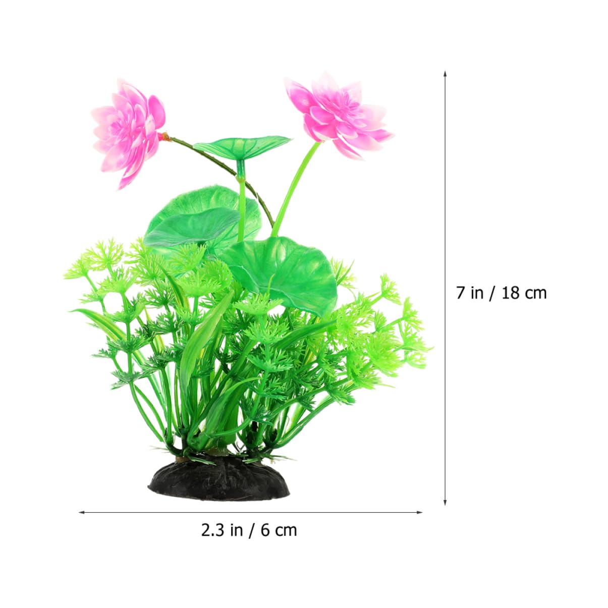 YARNOW 5 Juegos Paisajismo del Acuario Artificial Plants Aqua Plant Plantas Artificiales Falsas Pecera Aire Agua Estanque Planta De Acuario Decoración del Acuario El Plastico 2 Piezas * 5
