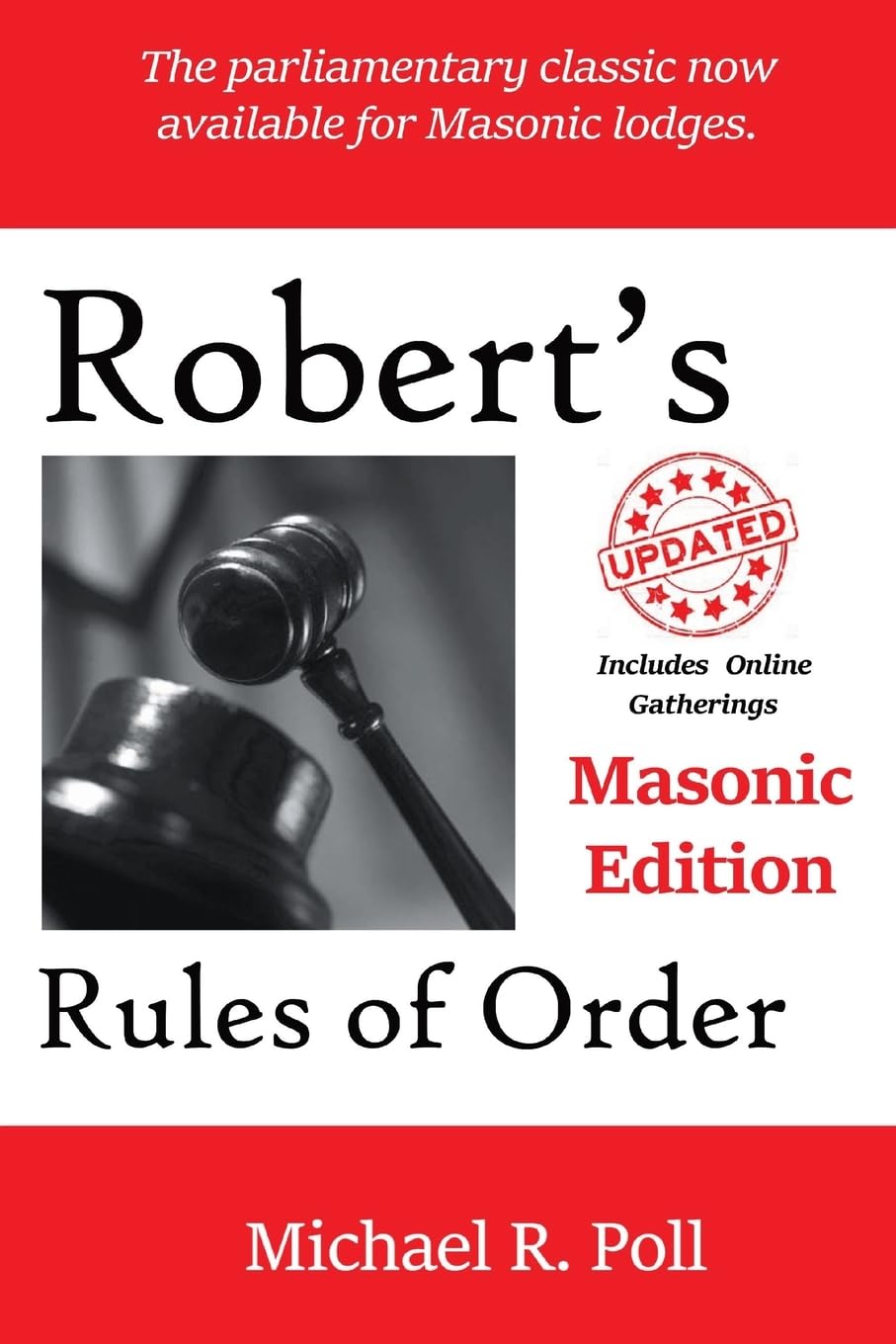 Robert's Rules of Order: Masonic Edition: Poll, Michael R ...