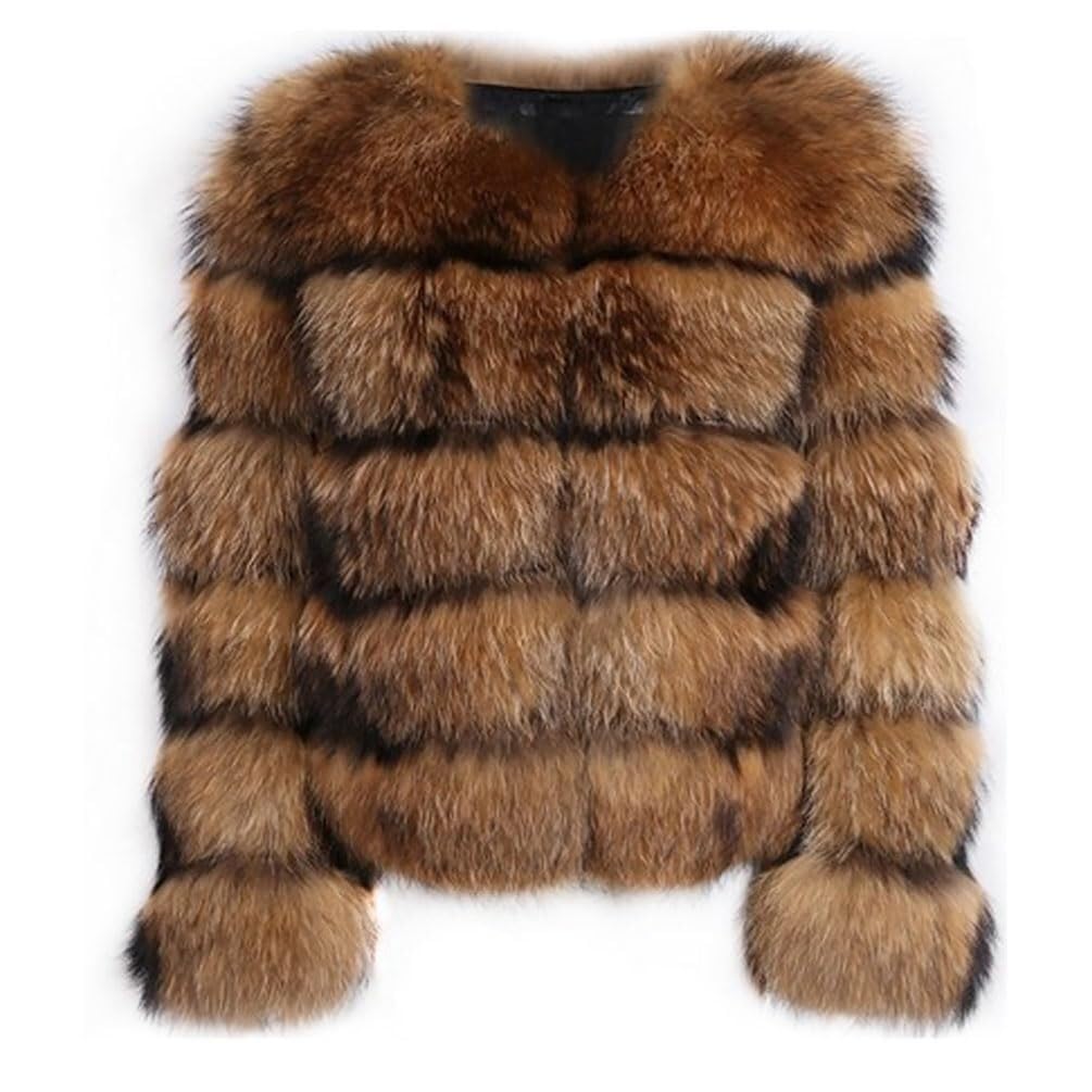 Barley Direct Women's Faux Fur Coat Short Artificial Fur Overcoat Solid Thick Outerwear Shaggy Parka Cardigan Jacket(Style 16,4XL)