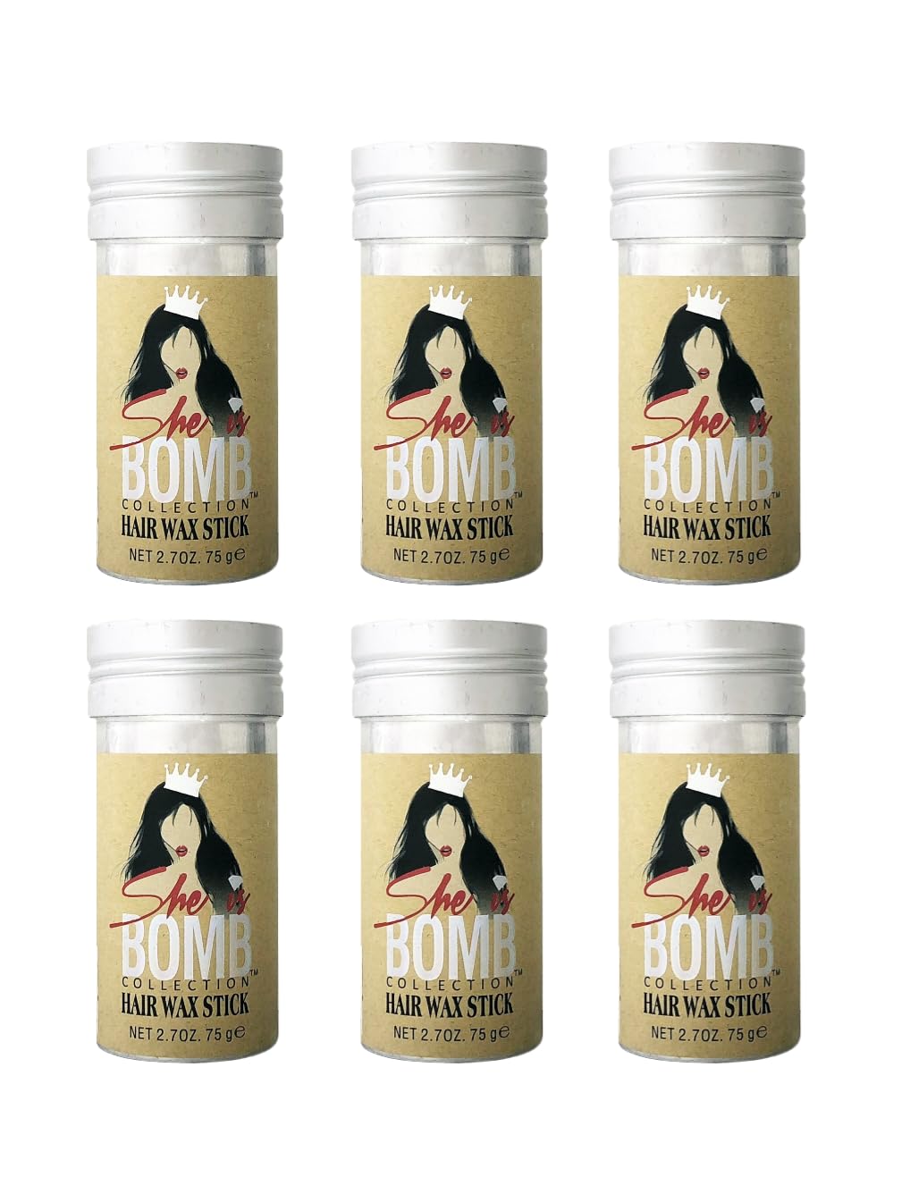 she is bomb collection WAX STICK 6pcs