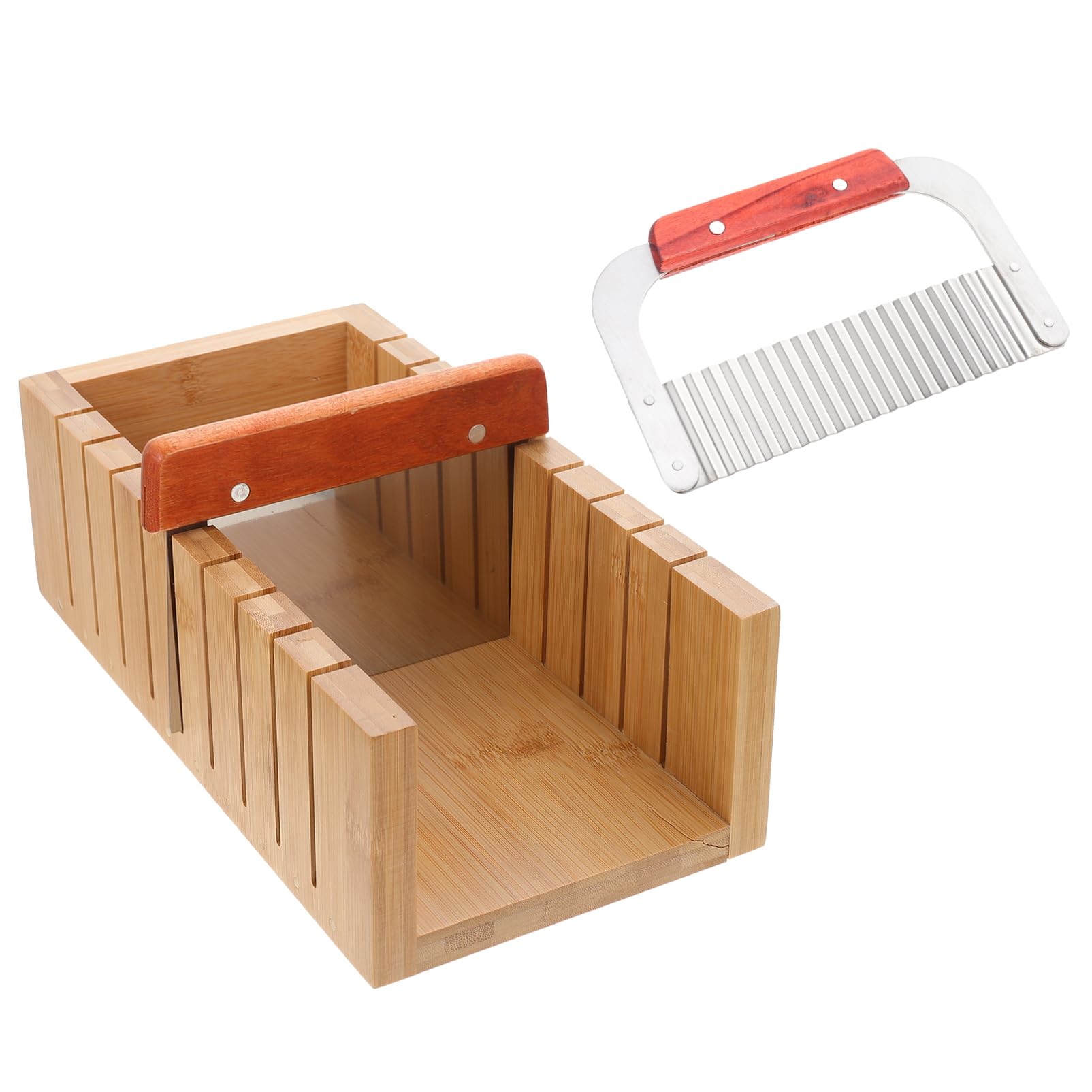 Moule à Savonnette 1 Set en Bois Multifonctionnel, et Acier Inoxydable