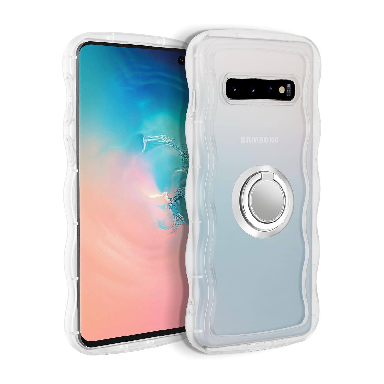 Amazon.co.jp: Casesmo Galaxy S10 用 ケース リング かわいい SCV41
