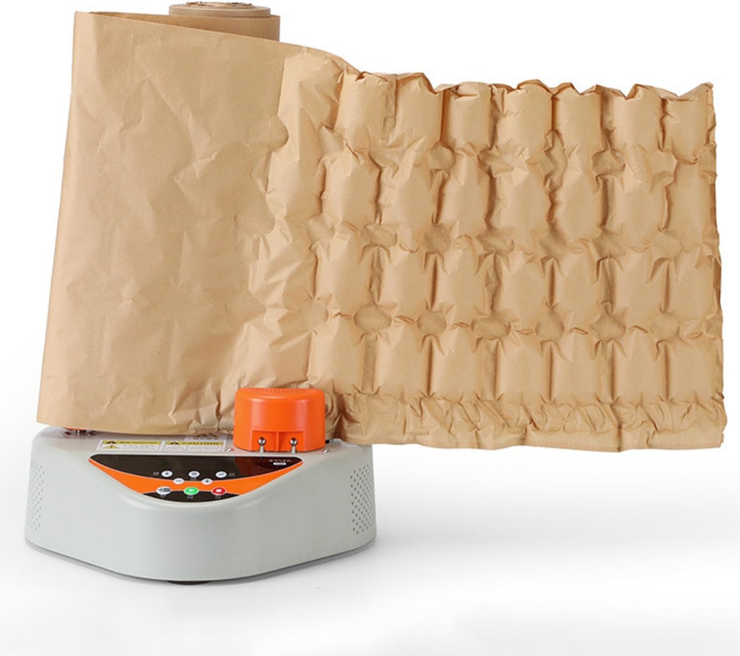Inflador de embalaje con cojín de aire, equipo de embalaje inflable automático, volumen de aire ajustable de 0 a 100, para envío logístico