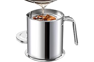 Oil Saver Container with Strainer