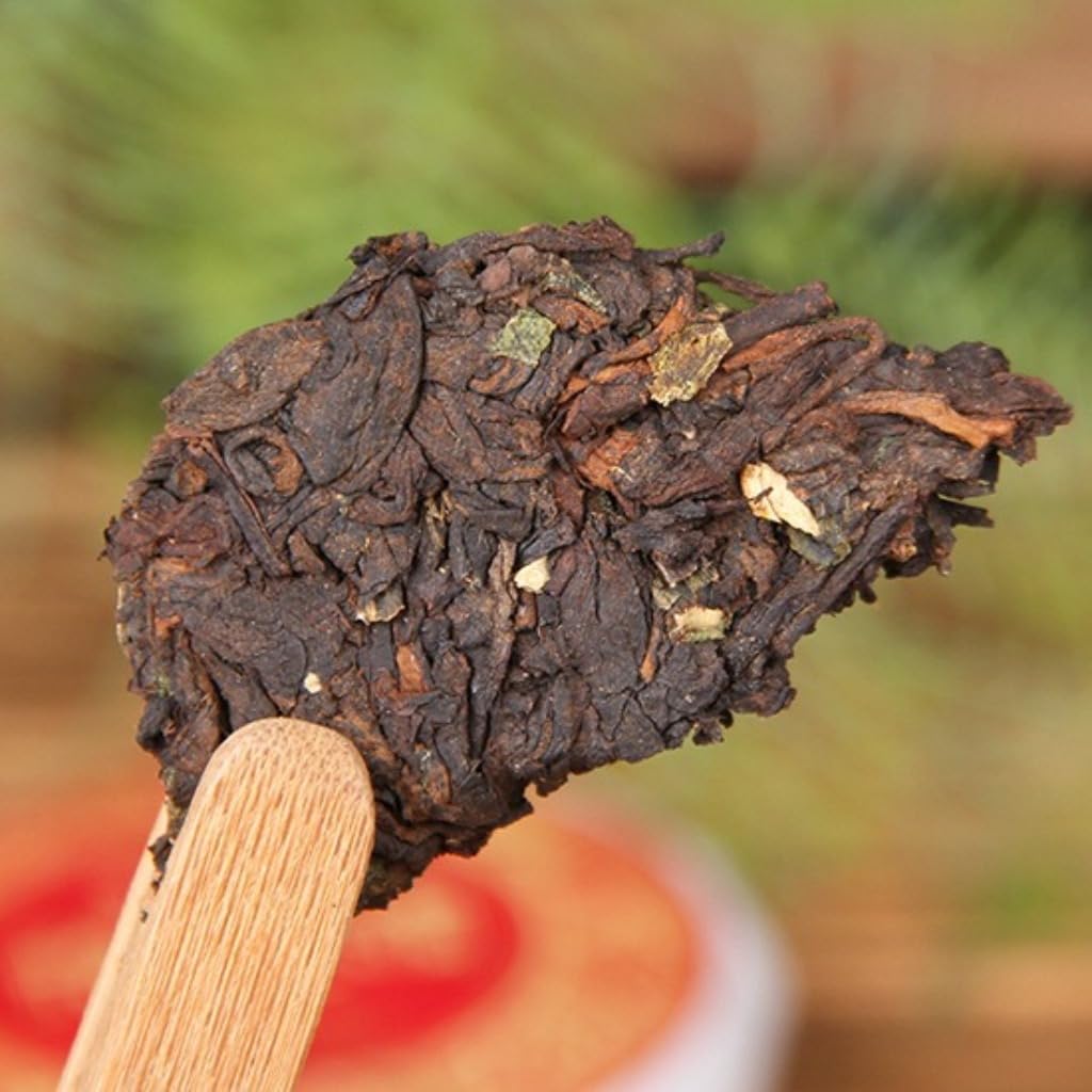 Yunnan Reifer Pu-Erh Tee | Qualitätsstufe A, Teekuchen Mit Klebreis-Geschmack | Sanft & Mild | Natürliches Gesundes Getränk (100g*5)