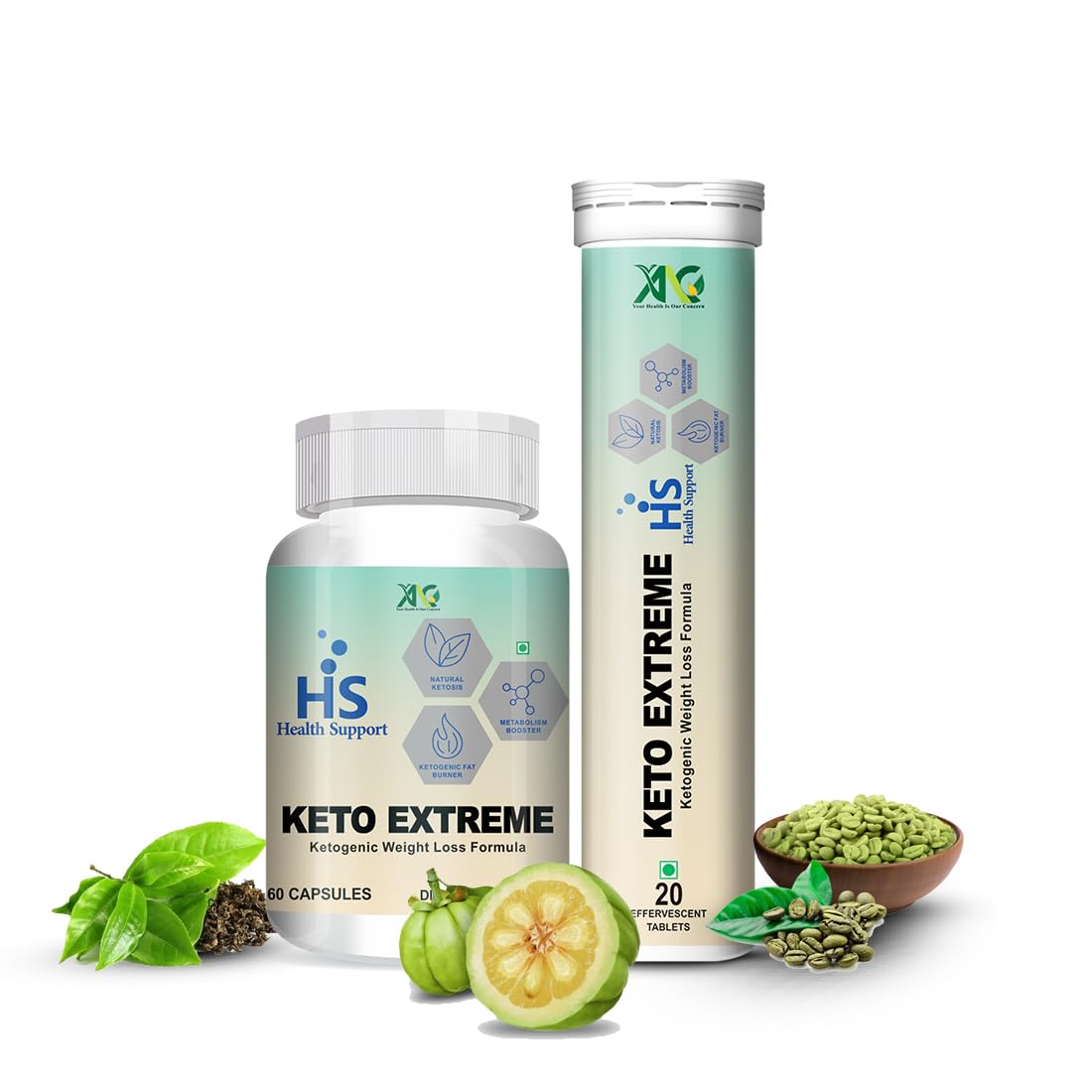 ANC Keto Extreme 60 Capsules & Effervescent Water Soluble 20 Tablets Ketogenic Weight Loss Formula with Garcinia Cambogia Extract Fat Burner | Metabolism Booster-image-10