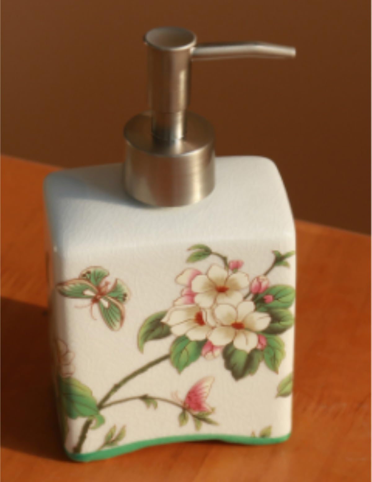 Rellenable Botella De Cerámica para Desinfectante De Manos, Dispensador De Jabón para Platos, Encimera De Cocina Y Baño Fácil Llenado