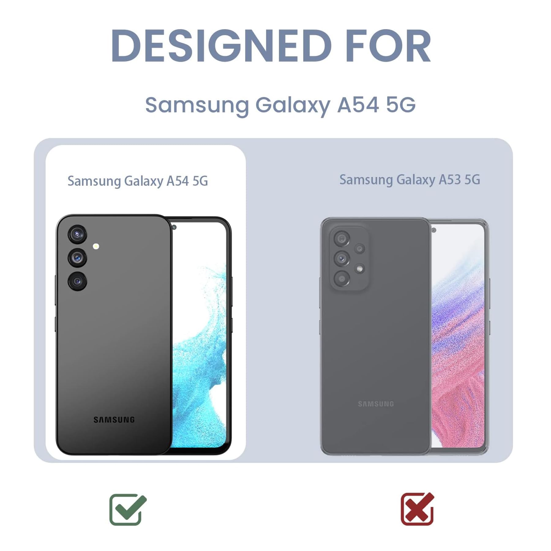 CIVICASE for Samsung Galaxy A54 5G Wallet Case,RFID Blocking Credit Card Holder, Flip Folio Case Leather Shockproof Cover Women Men for Samsung A54 Phone Case,Red Brown