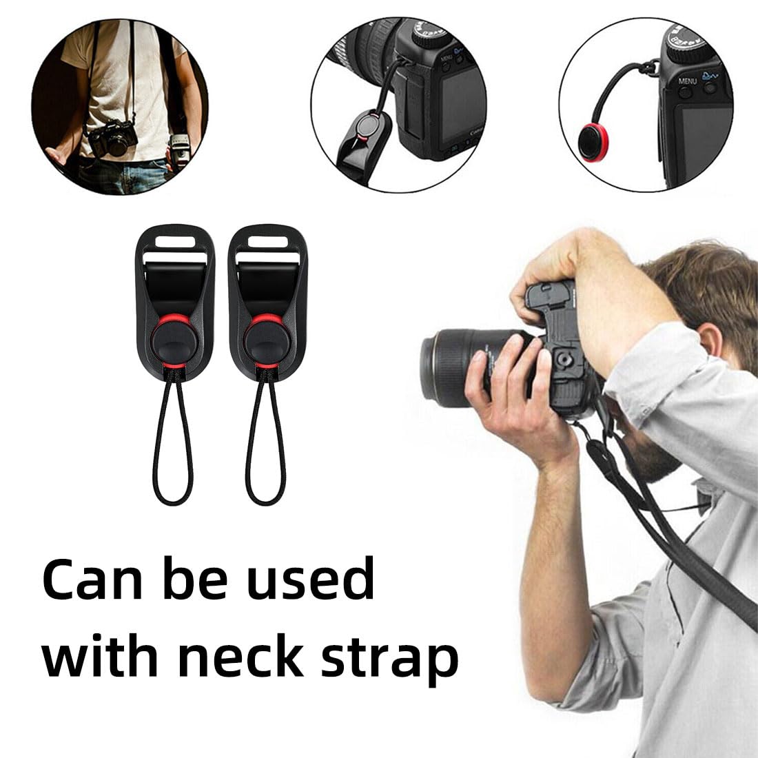 Adattatore Sgancio Rapido JJC Per Cinghie Fotocamera - Compatibile Con Maggioranza Cinghie - Foto 9