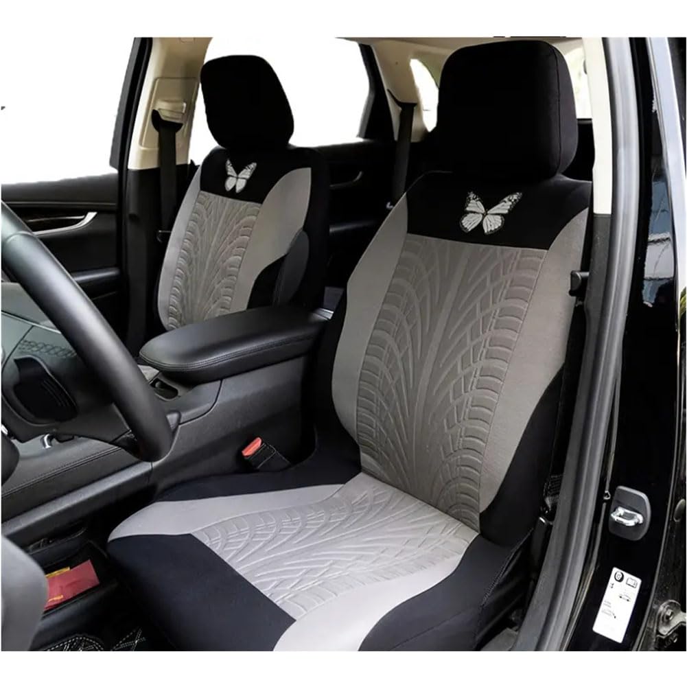 Voiture Ensembles de Housses Siège pour R-enault Captur II I/Captur E-Tech 2019-2024, Avant Arrière Couvre Sieges Respirant Complet de Housses Couverture Siège,D