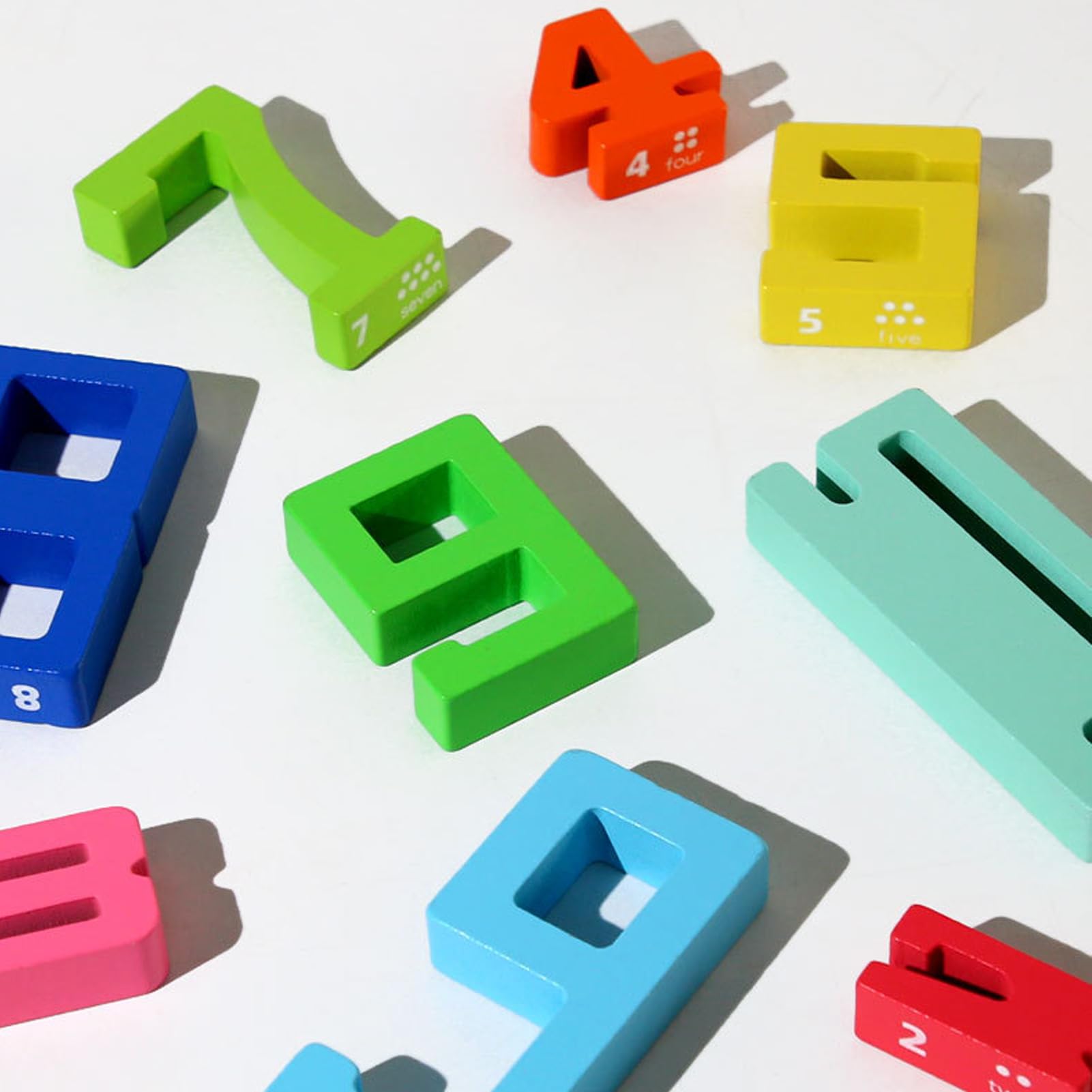Bloques de matemáticas, Bloques de construcción Digital 1-10 Números Bloque