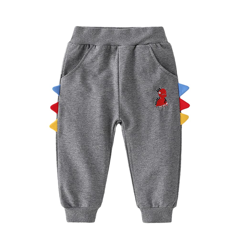Volunboy Ragazzo dinosauro costume completo, felpa bambino + pantaloni da jogging 2 pezzi