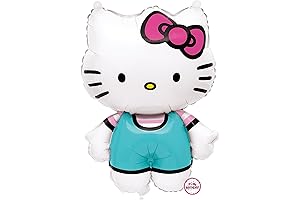 Large 25" Hello Kitty Balloon: The Purrfect Party Decoration for Cat Lovers