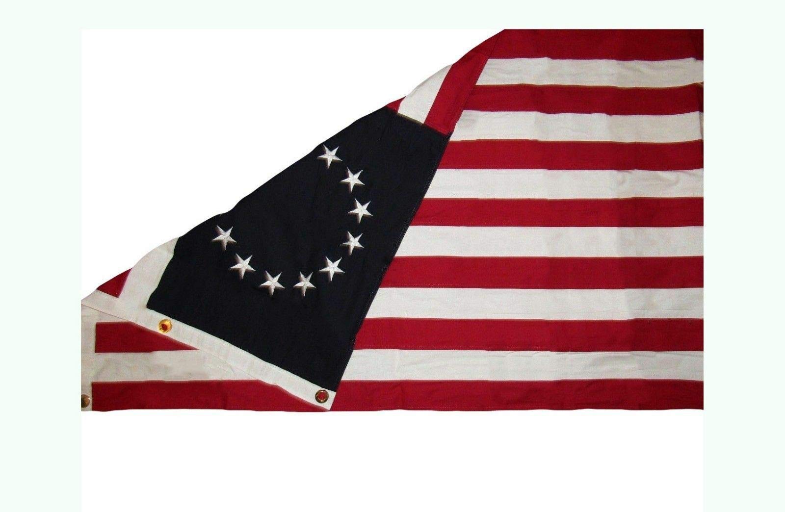13 Colonies Flag Aazon.co : AES 3x5 Ebroidered Sewn Betsy Ross Historical  100% Cotton Cotton American Flag 3x5, image size:1600x1044