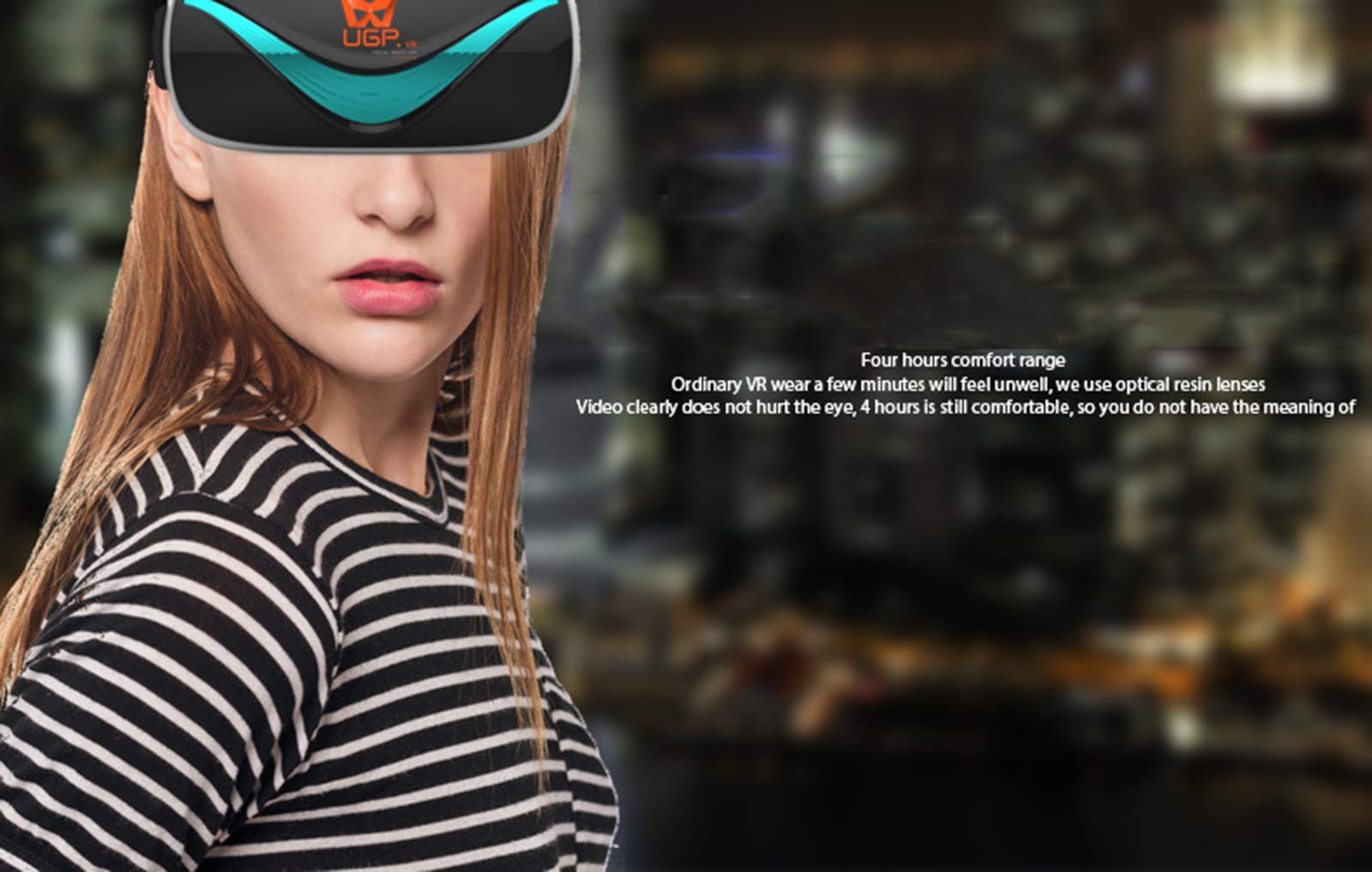Gafas VR Compatibles con 3.5-5.8 Pulgadas para iOS y para Teléfonos Android, VR Gafas de Realidad Virtual, Disfruta de los Mejores Juegos y Videos RV, 360 y 3D