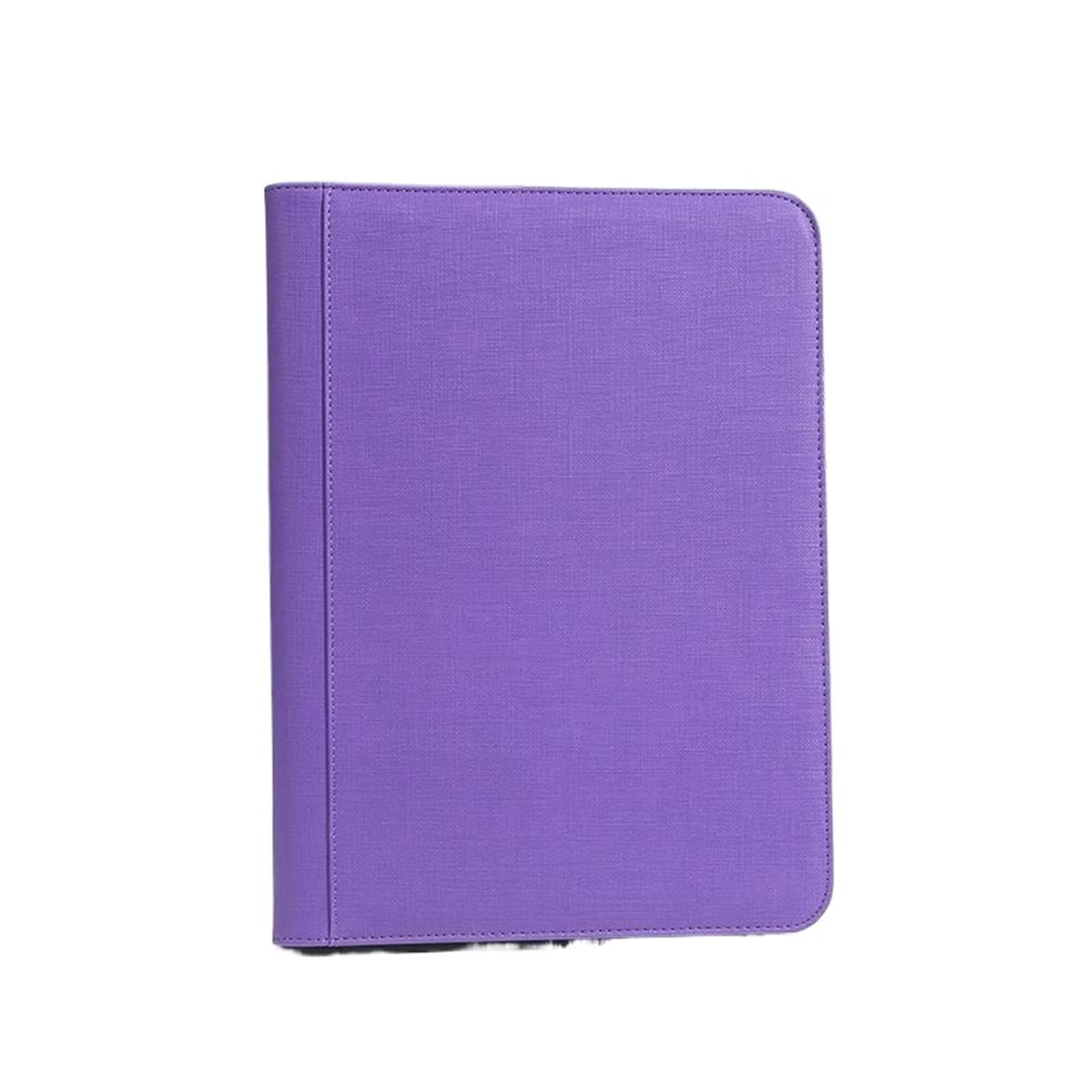 Pocket Zippered Binder Holds Insert Trading Cards Game For Card Storage for Football Sports Card(Color3)