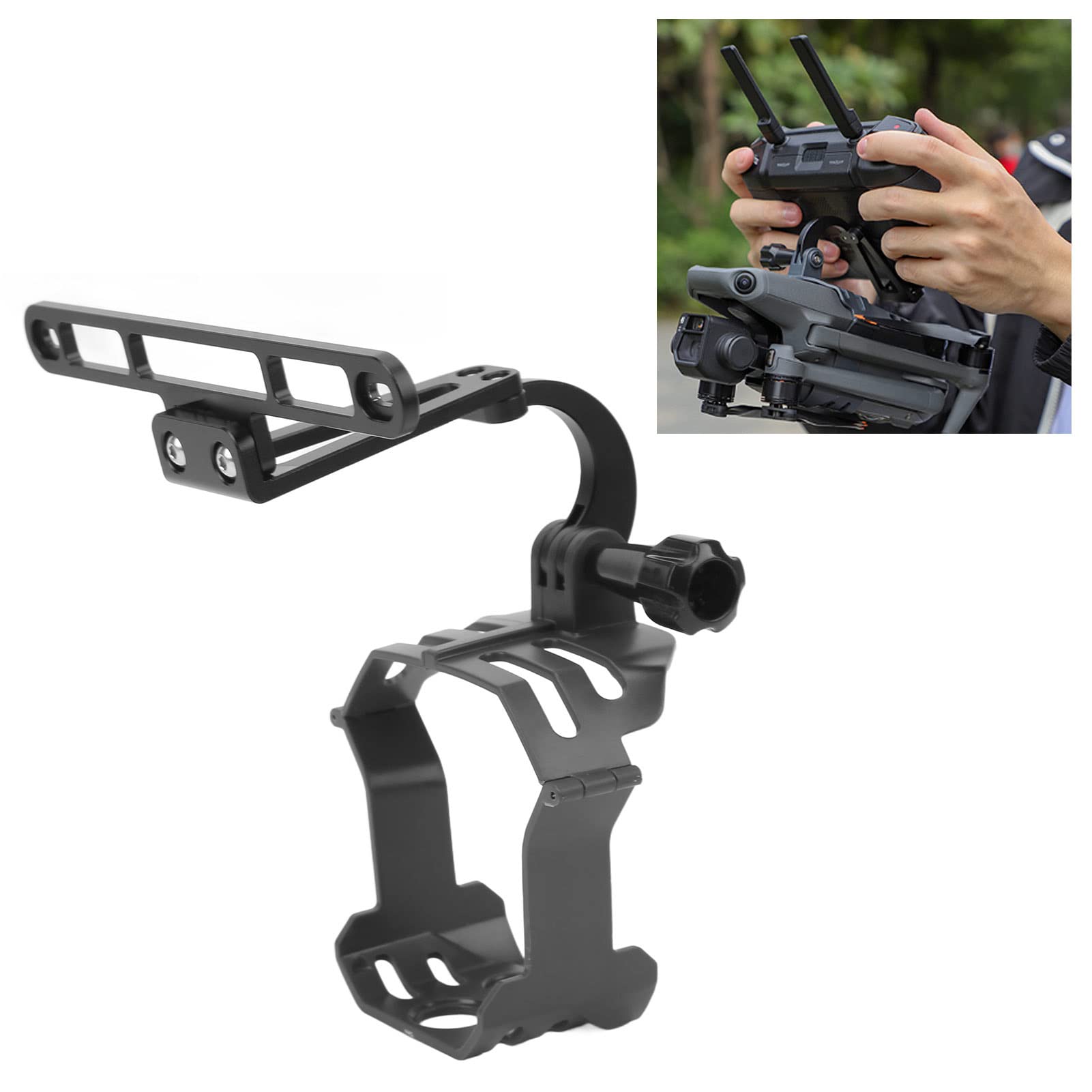 Uchwyt stabilizatora drona Ręczny stabilizator kamery RC Pro Akcesoria do 3 Classic i 3 Czarny Stop aluminium Wykończenie CNC Regulowana śruba blokująca pod wieloma kątami