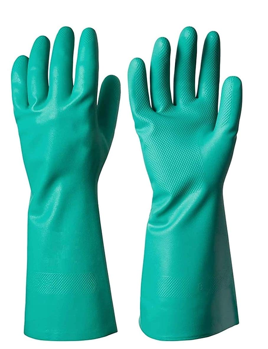 Lukzer Pack of 1 Multipurpose Industrial Purpose Material Handling Janitorial Construction Activities Home Kitchen Use Nitrile Solvent Chemical Resistant Rubber Hand Gloves (Large) (B08B4SJ4ZF) Amazon Price History, Amazon Price Tracker