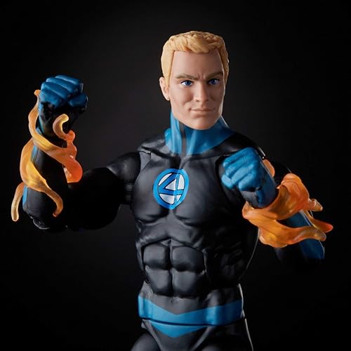 Miniatura 21 de Marvel Legends Series Fantastic Four - Figura de acción coleccionable de 6 pulgadas, diseño premium, 1 accesorio, 2 piezas de construcción